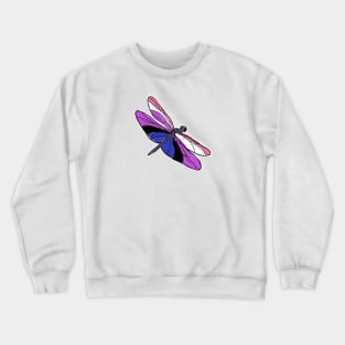 Genderfluid Dragonfly Crewneck Sweatshirt